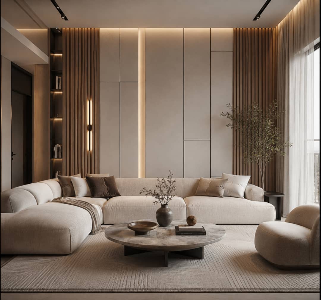 Ivory Family Living Room